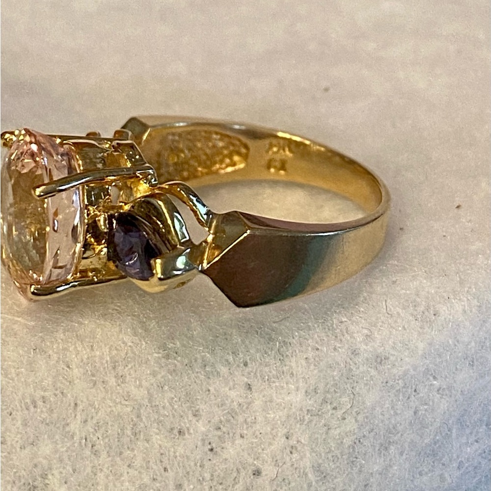 Morganite ring - Picture 4 of 10